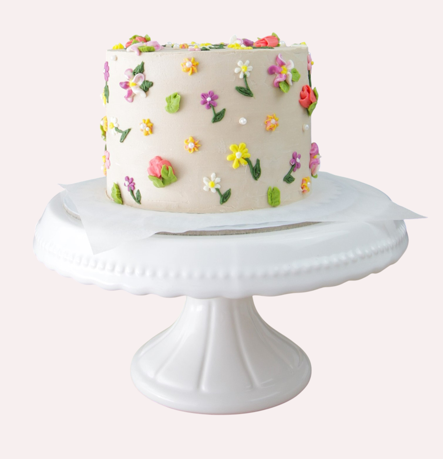 Bento torta Kremové Kvety