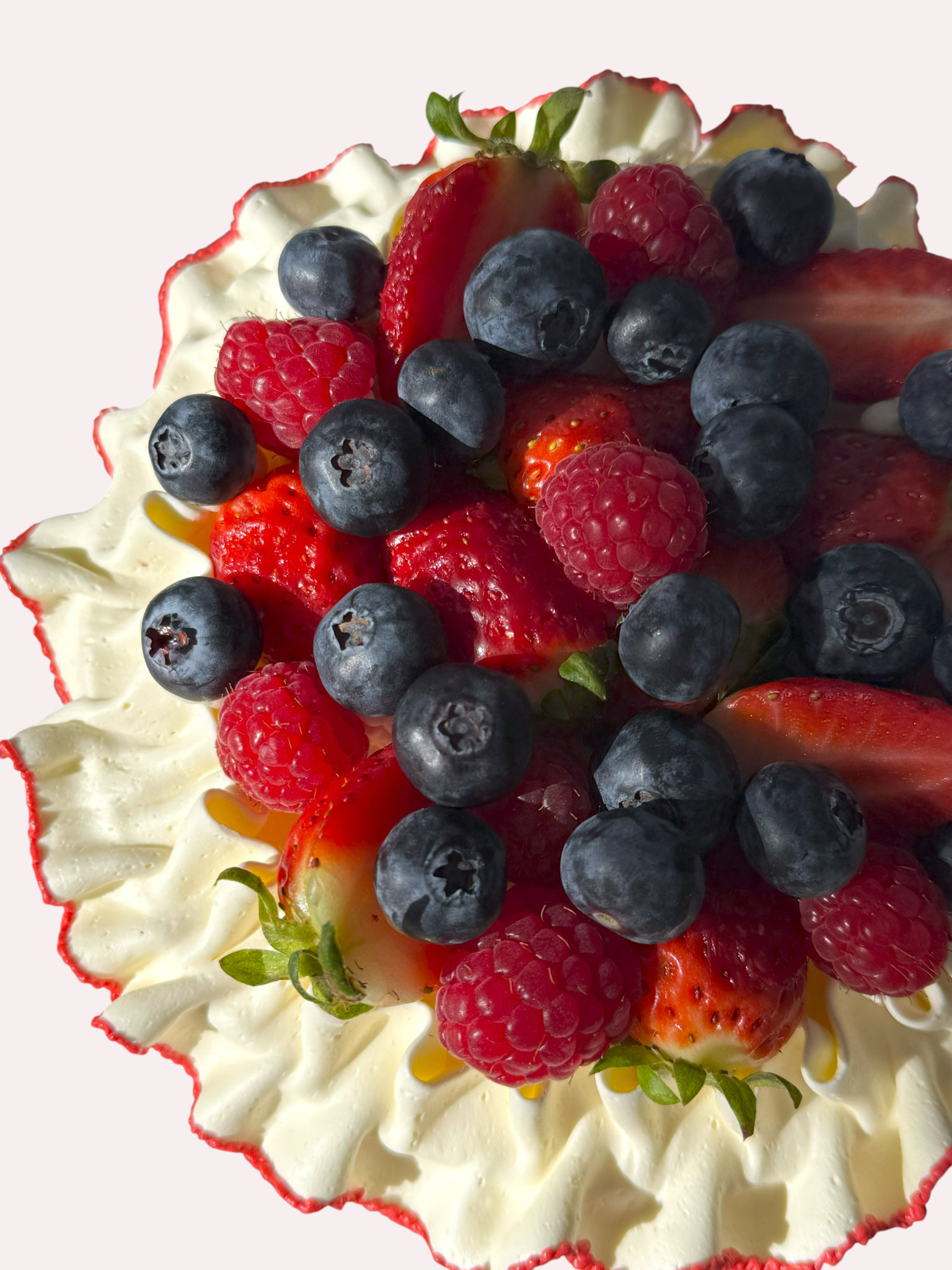 Bento torta s ovocným zdobením