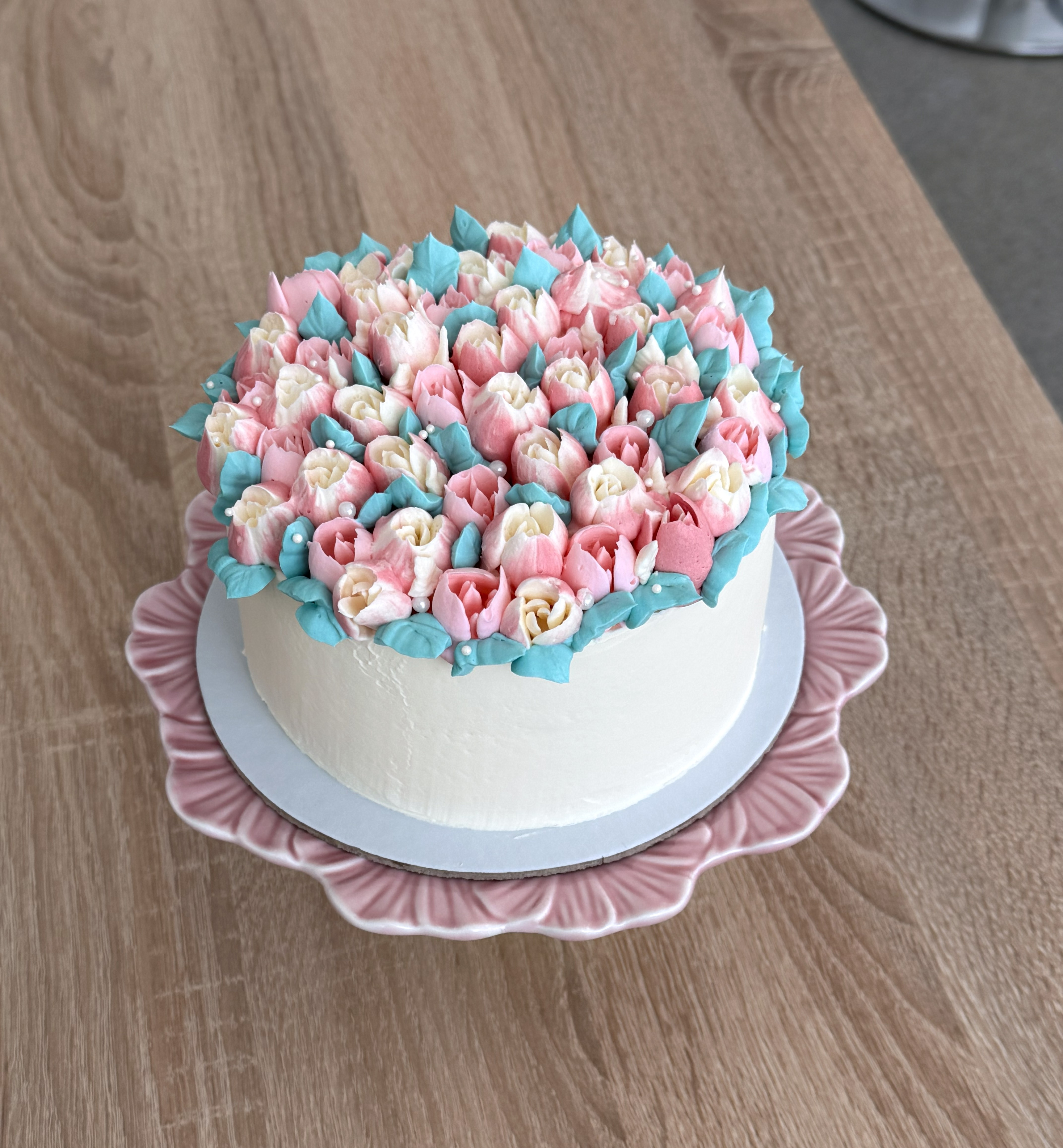 Bento torta s ružami