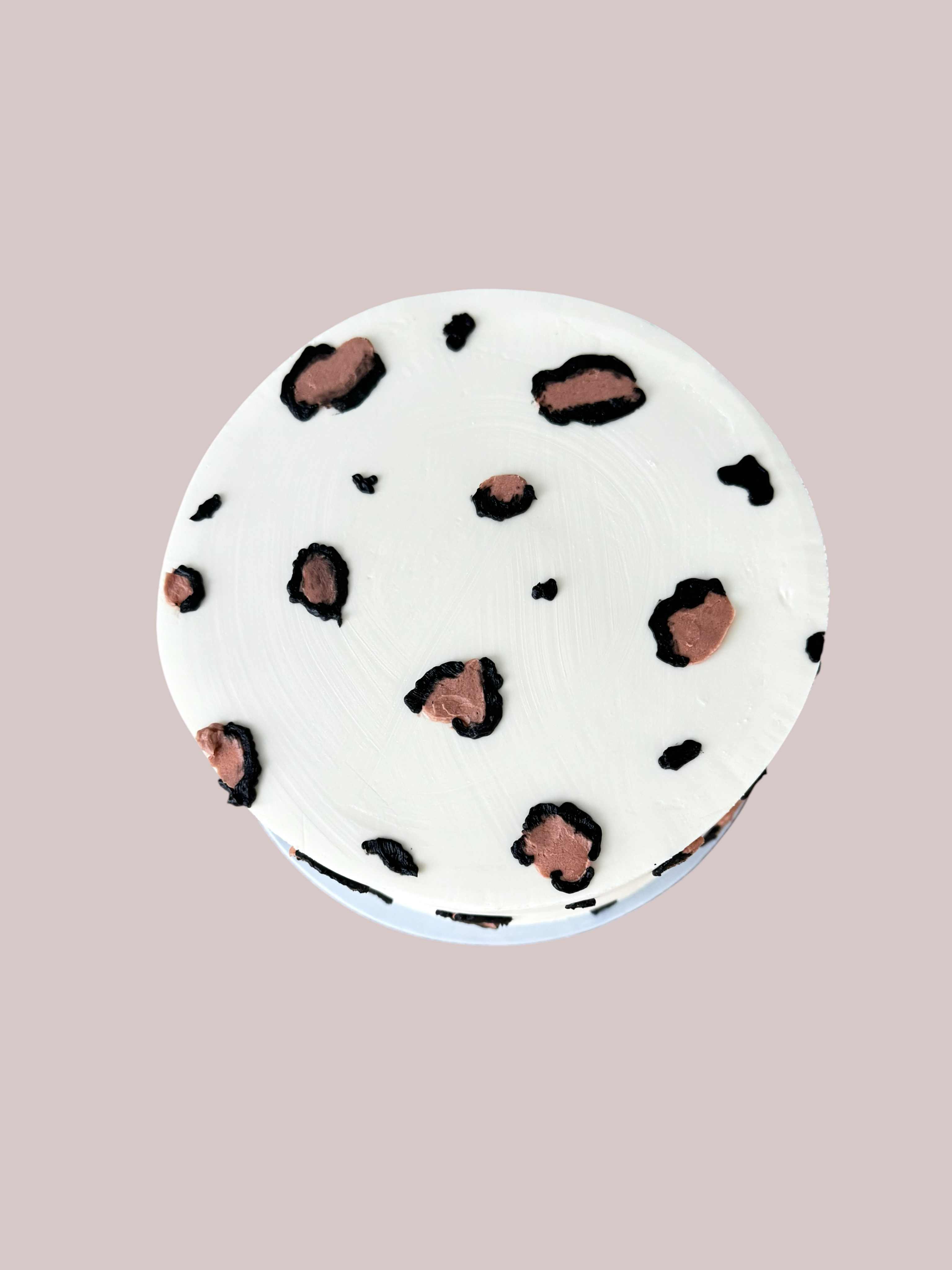 Bento torta s leopardím vzorom