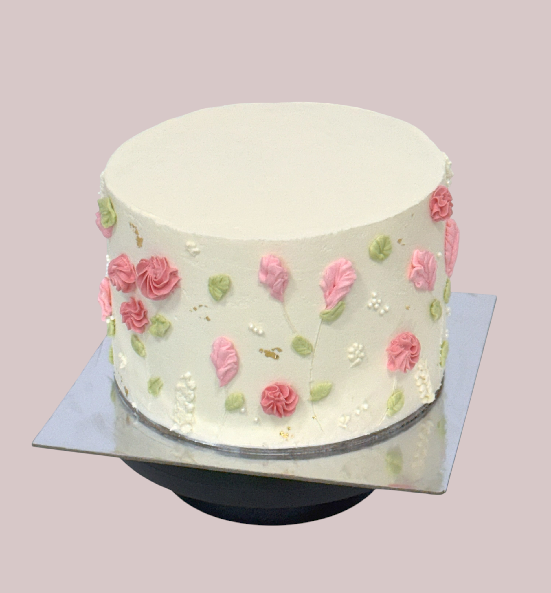 Bento torta Kremové Kvety 2