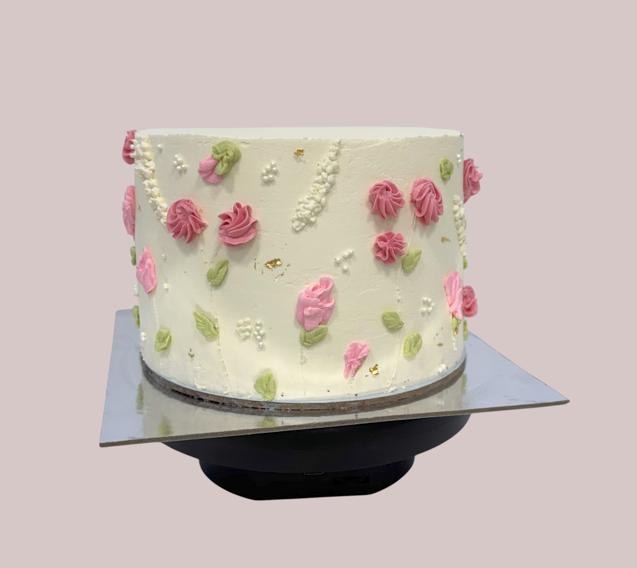 Bento torta Kremové Kvety 2