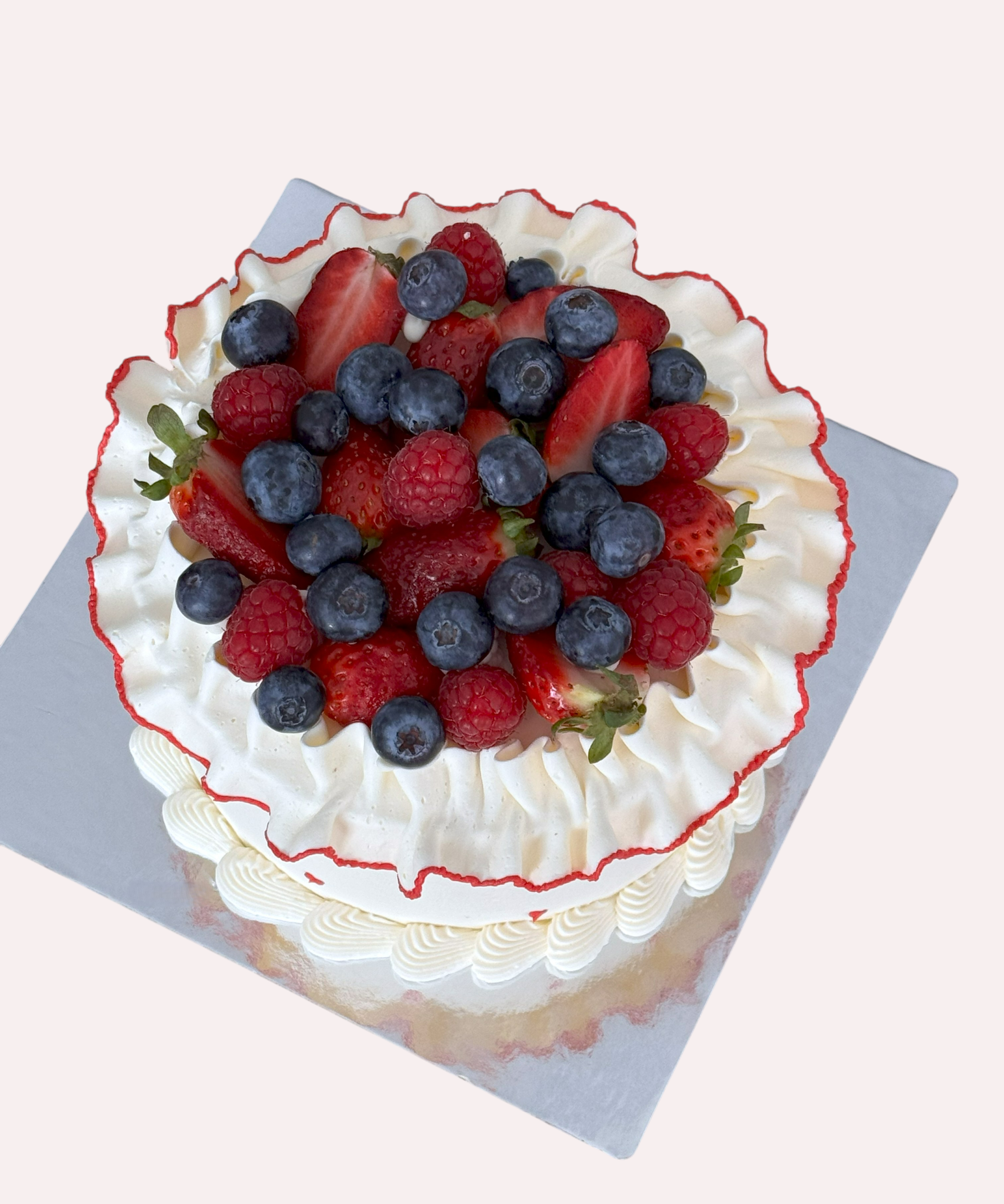 Bento torta s ovocným zdobením