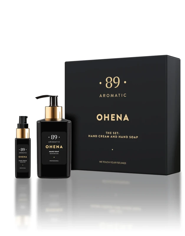 Rinkinys: Rankų muilas ir rankų kremas Ohena 