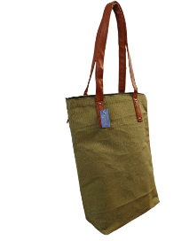 Olive Green Tote Bag