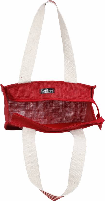 Red Canvas Tote Bag