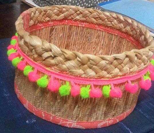 Handcrafted Straw Basket