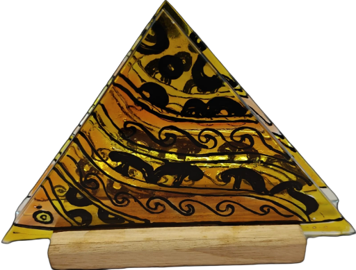 HAND-PAINTED TISSUE HOLDER