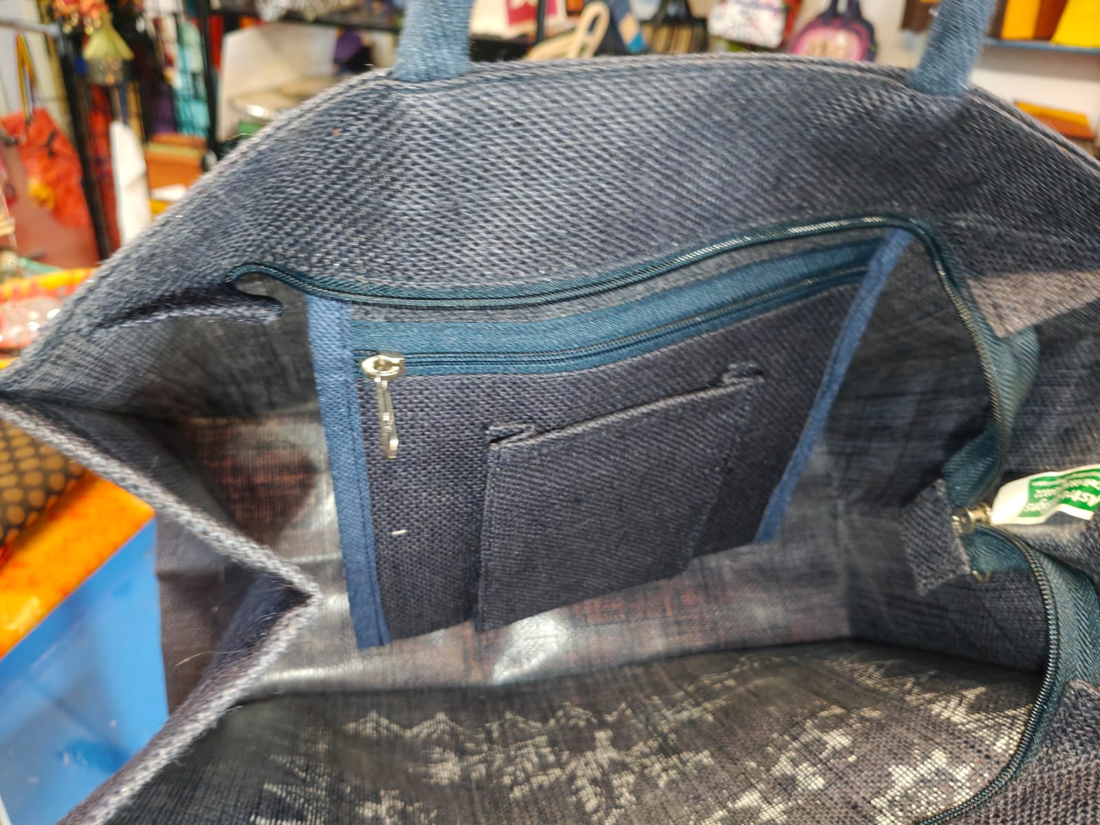 Handmade Fabric worli shopper bag