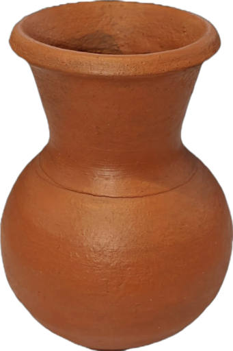 TERRACOTTA FLOWER VASE