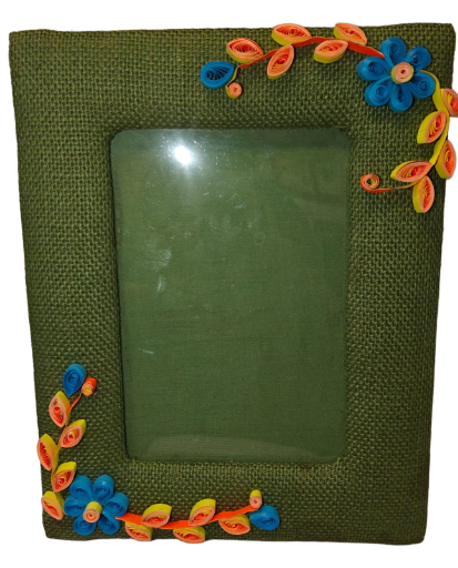 JUTE PHOTO FRAME