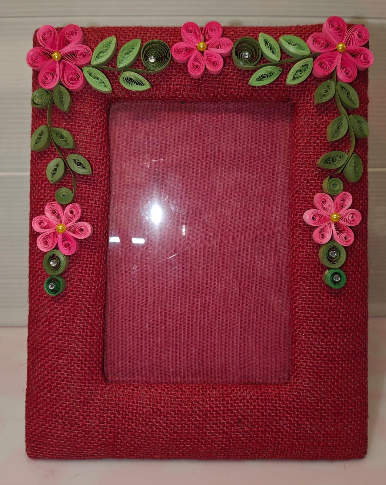 JUTE PHOTO FRAME