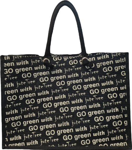 JUTE TREE SHOPPER BAG