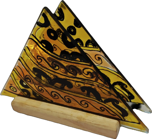 HAND-PAINTED TISSUE HOLDER