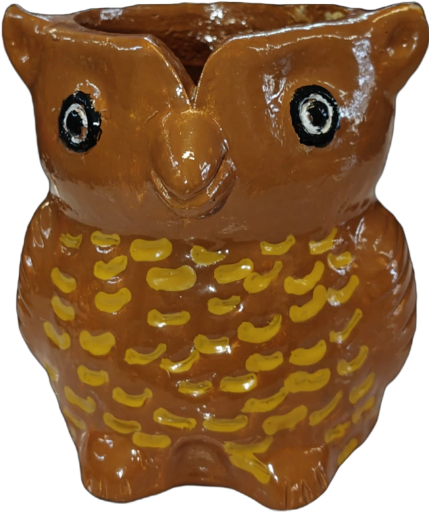 owl shaped planter-2