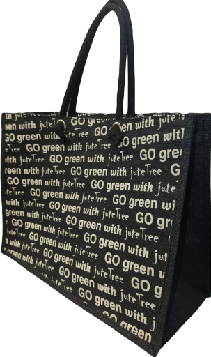 JUTE TREE SHOPPER BAG