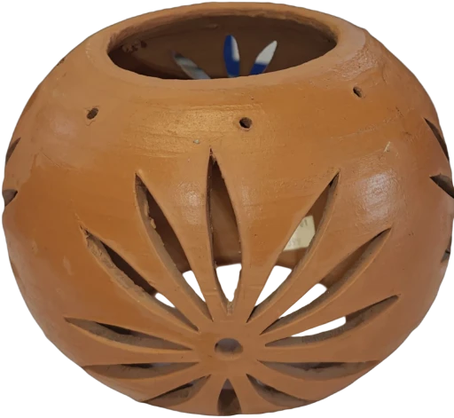 Terracotta lamp shade