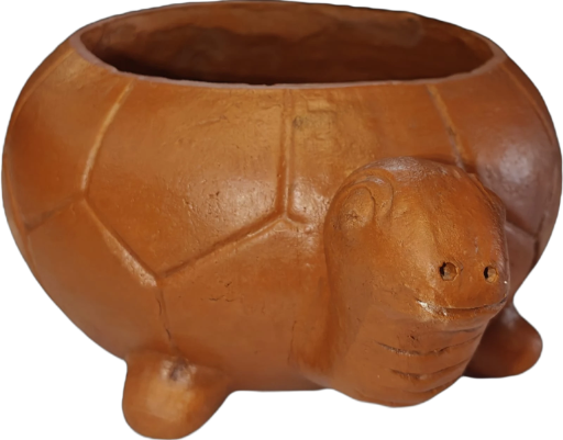 Terracotta Turtle Shaped planter