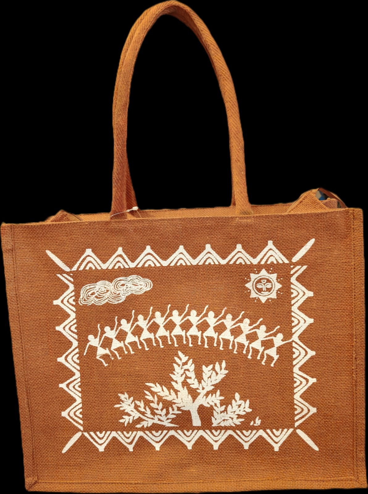 Handmade Fabric worli shopper bag