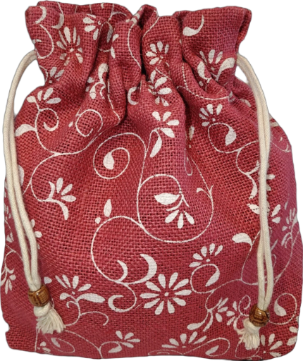 JUTE PRINTED POTLI
