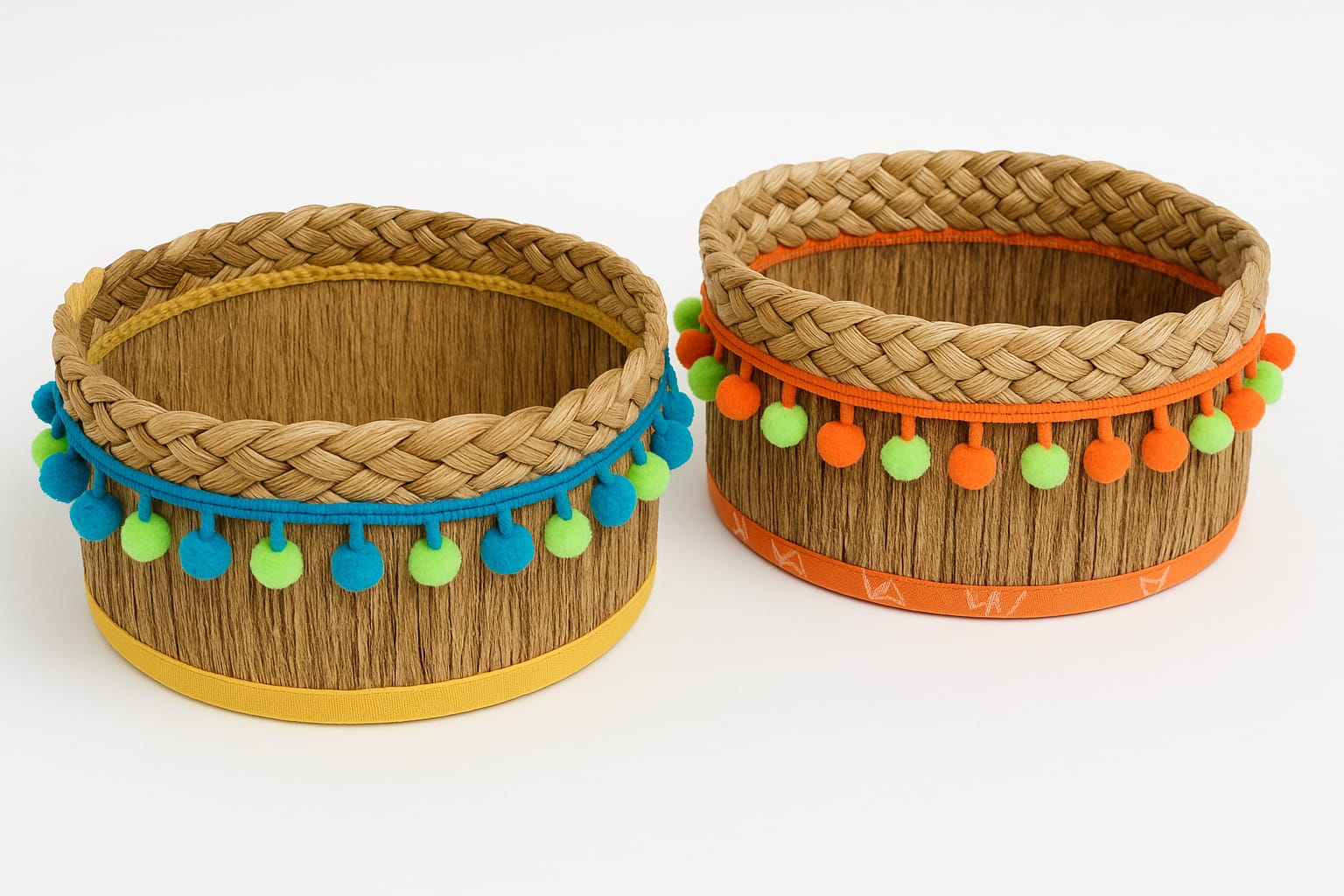 Handcrafted Straw Basket