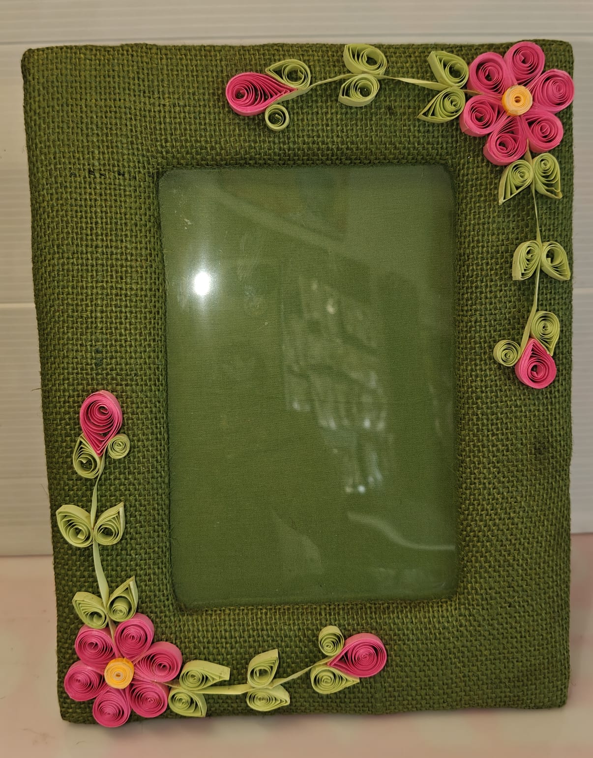 JUTE PHOTO FRAME