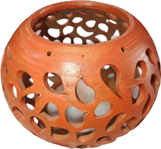 Terracotta lamp shade