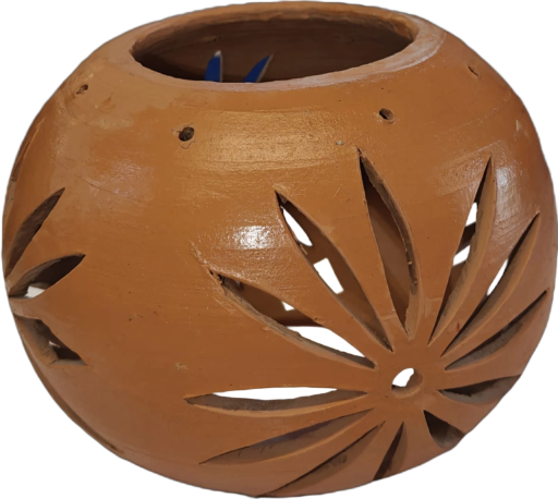 Terracotta lamp shade