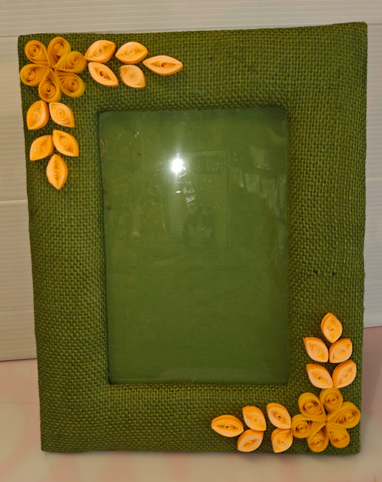JUTE PHOTO FRAME