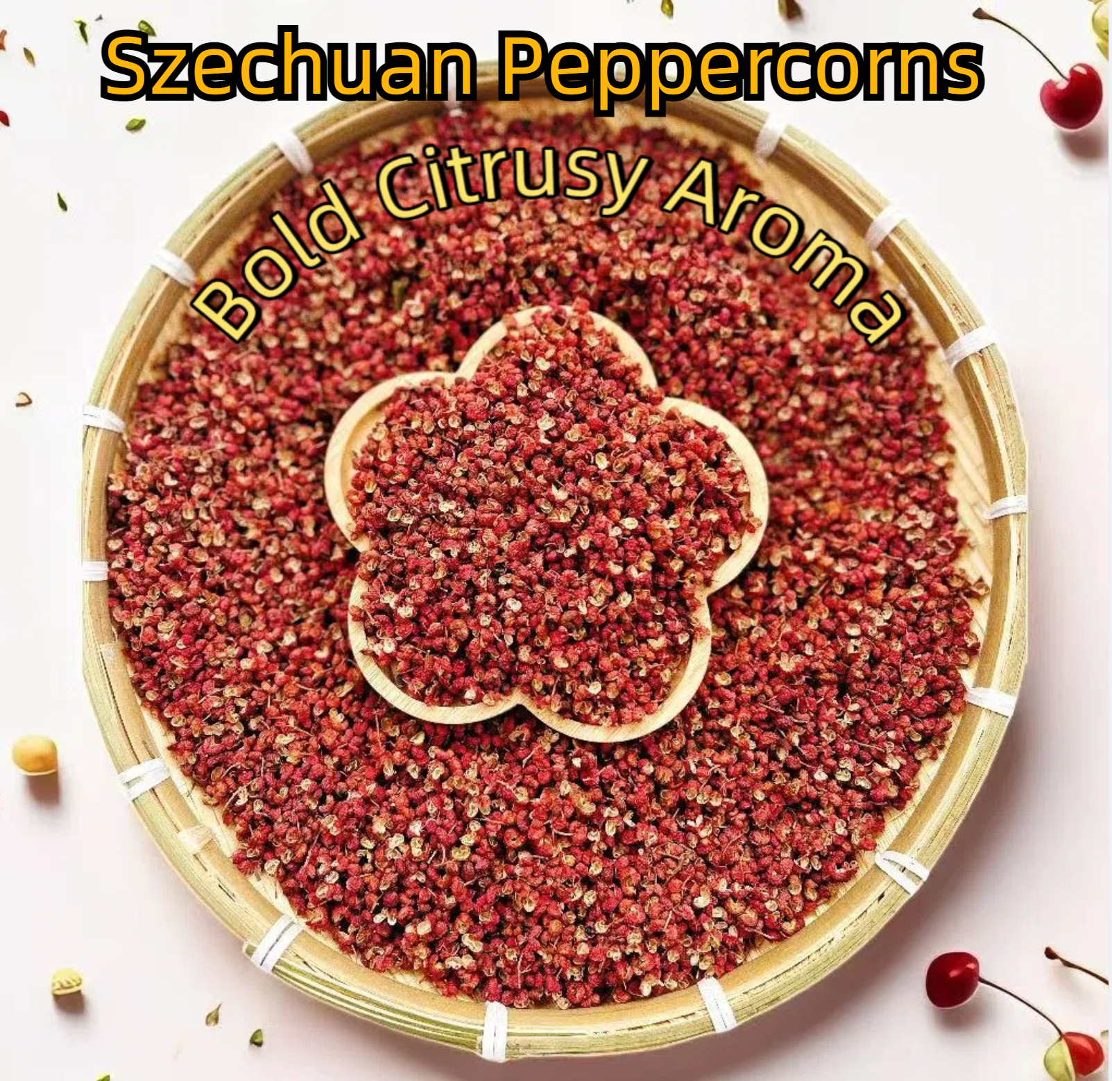 Special Grade Hancheng Sichuan Flower Peppers(Hua Jiao) - 8oz Authentic Chinese Red Szechuan Peppercorns 