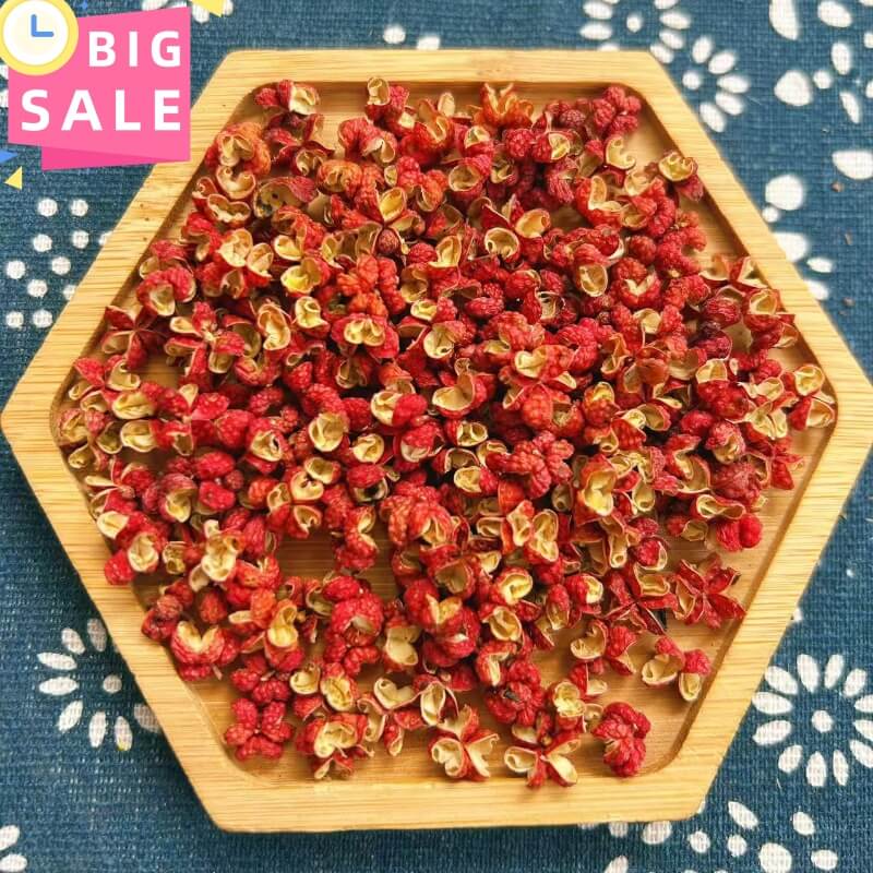 Special Grade Hancheng Sichuan Flower Peppers(Hua Jiao) - 8oz Authentic Chinese Red Szechuan Peppercorns 