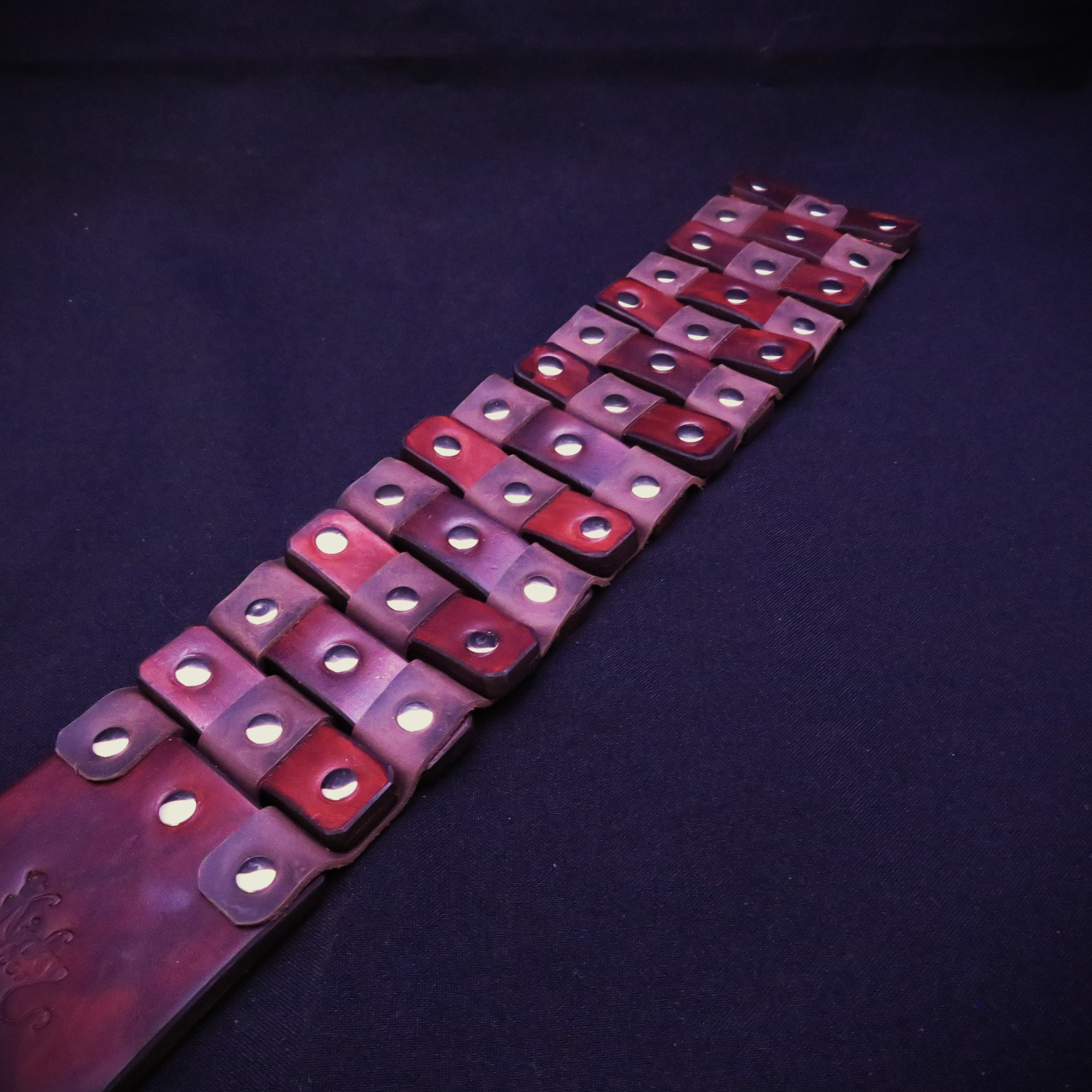 Flexible Brown Leather Spanking Paddle – Handcrafted for Unique Impact