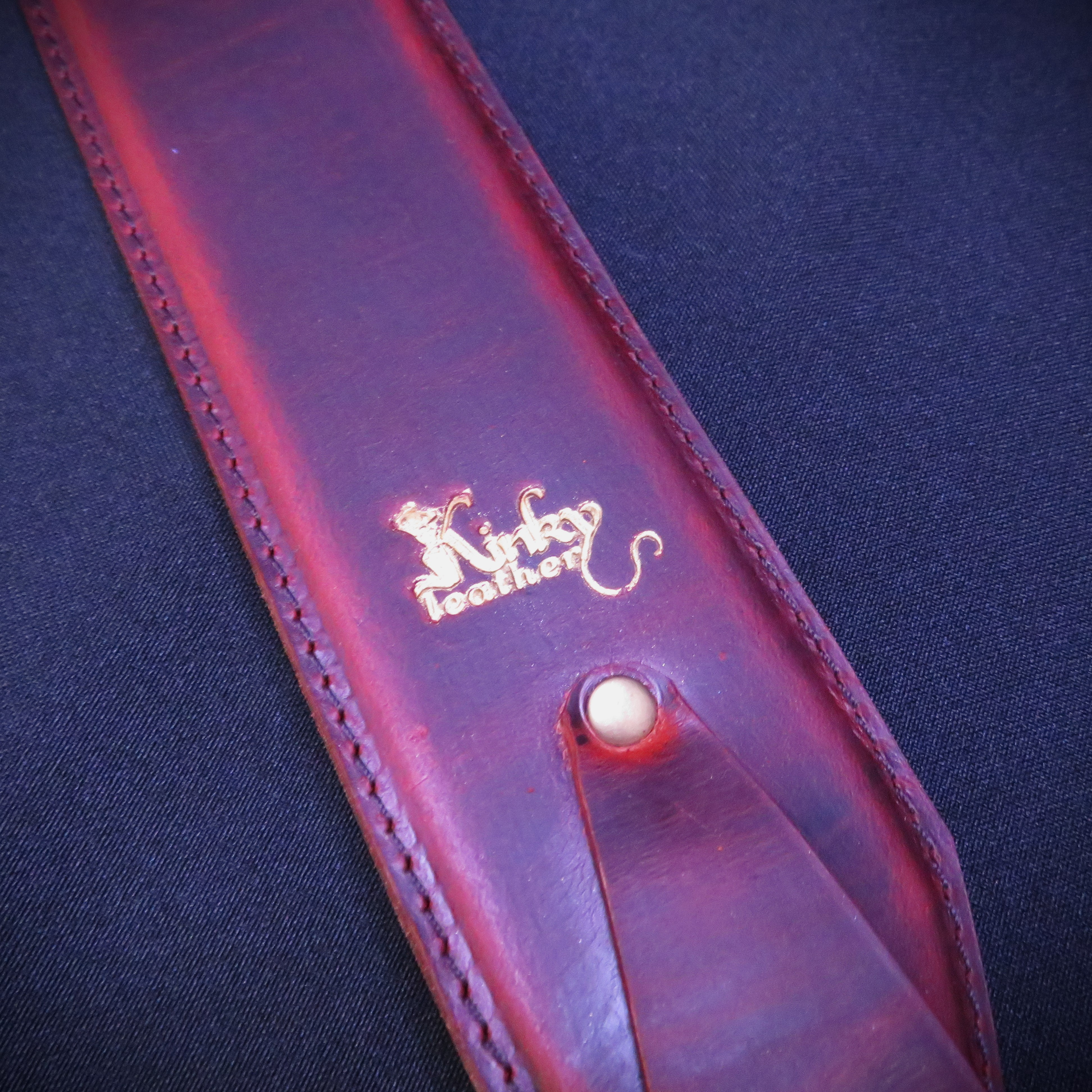Brown Genuine Leather Spanking Paddle – Elegant and Flexible Impact Play Tool