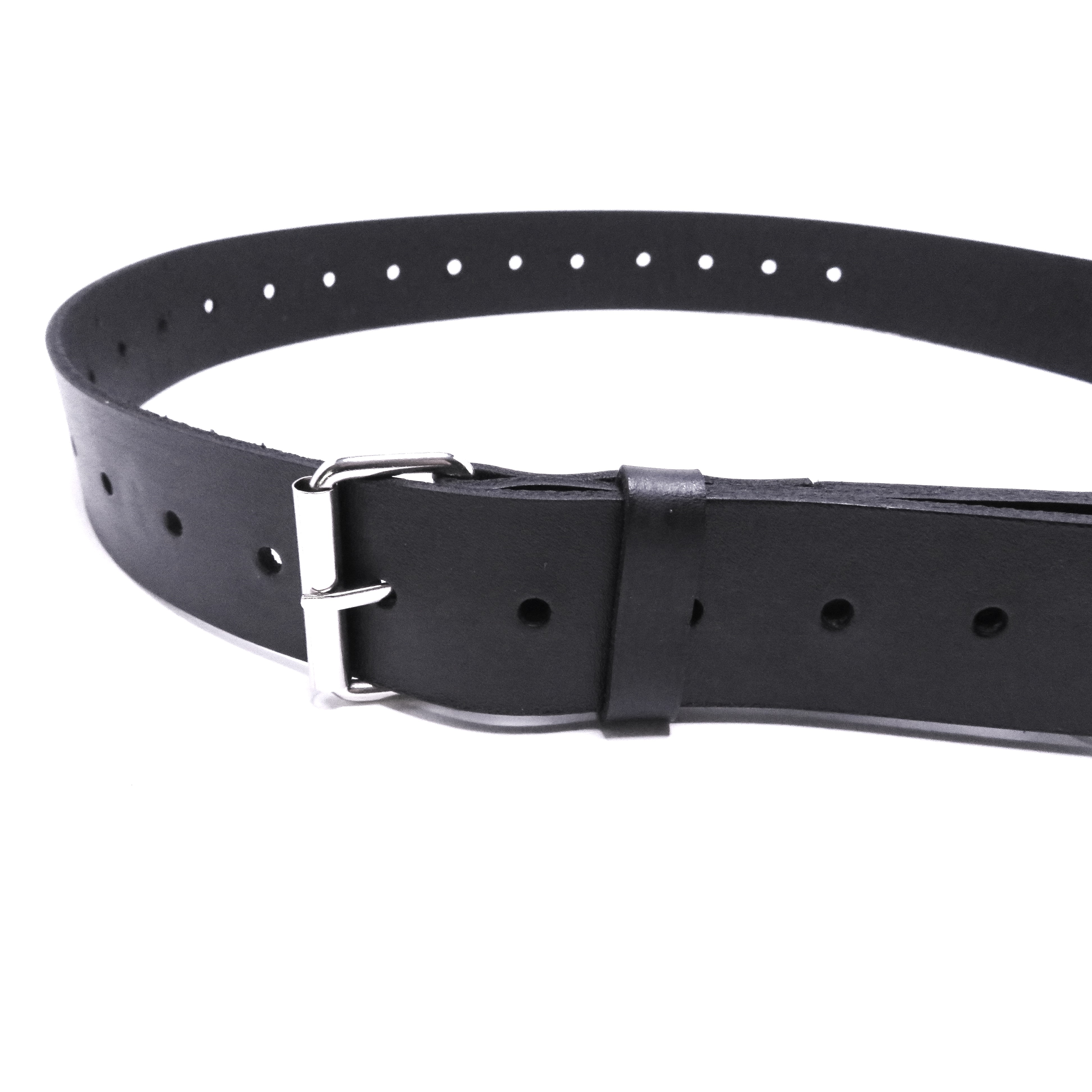 Versatile Black Leather Hobble Belt – Fashion & Restraint in One
