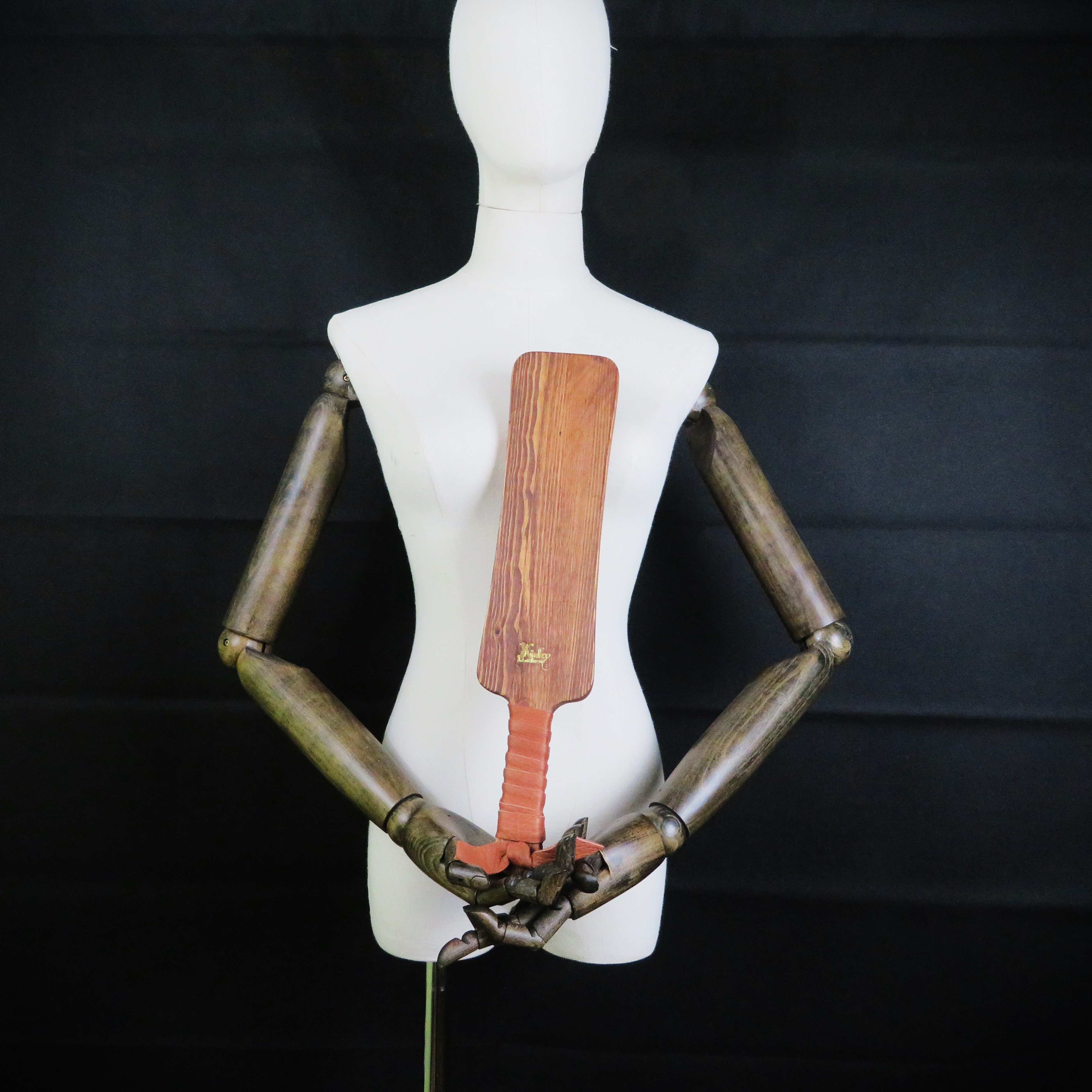 Handcrafted Wood Spanking Paddle – Premium BDSM Impact Play Toy
