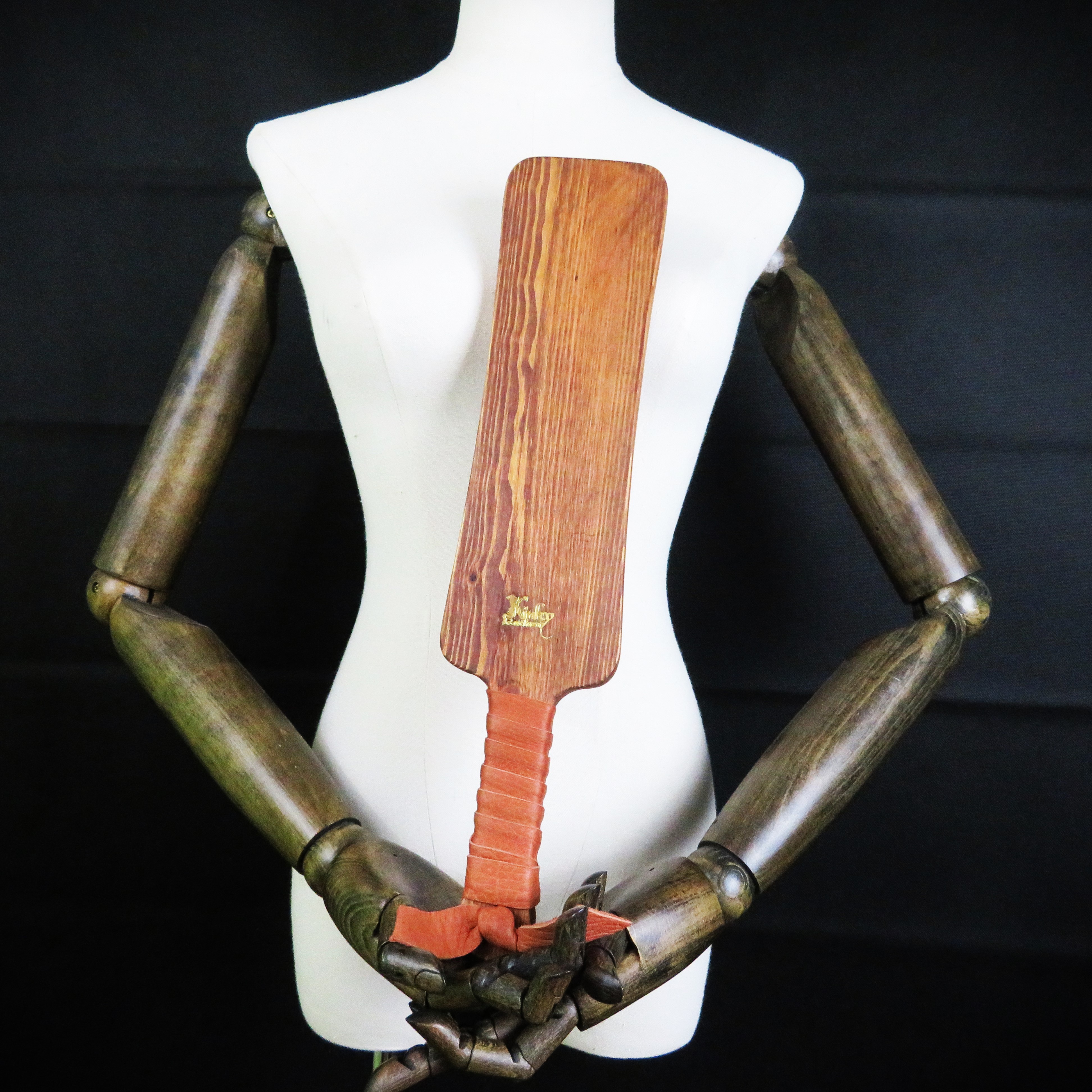 Handcrafted Wood Spanking Paddle – Premium BDSM Impact Play Toy