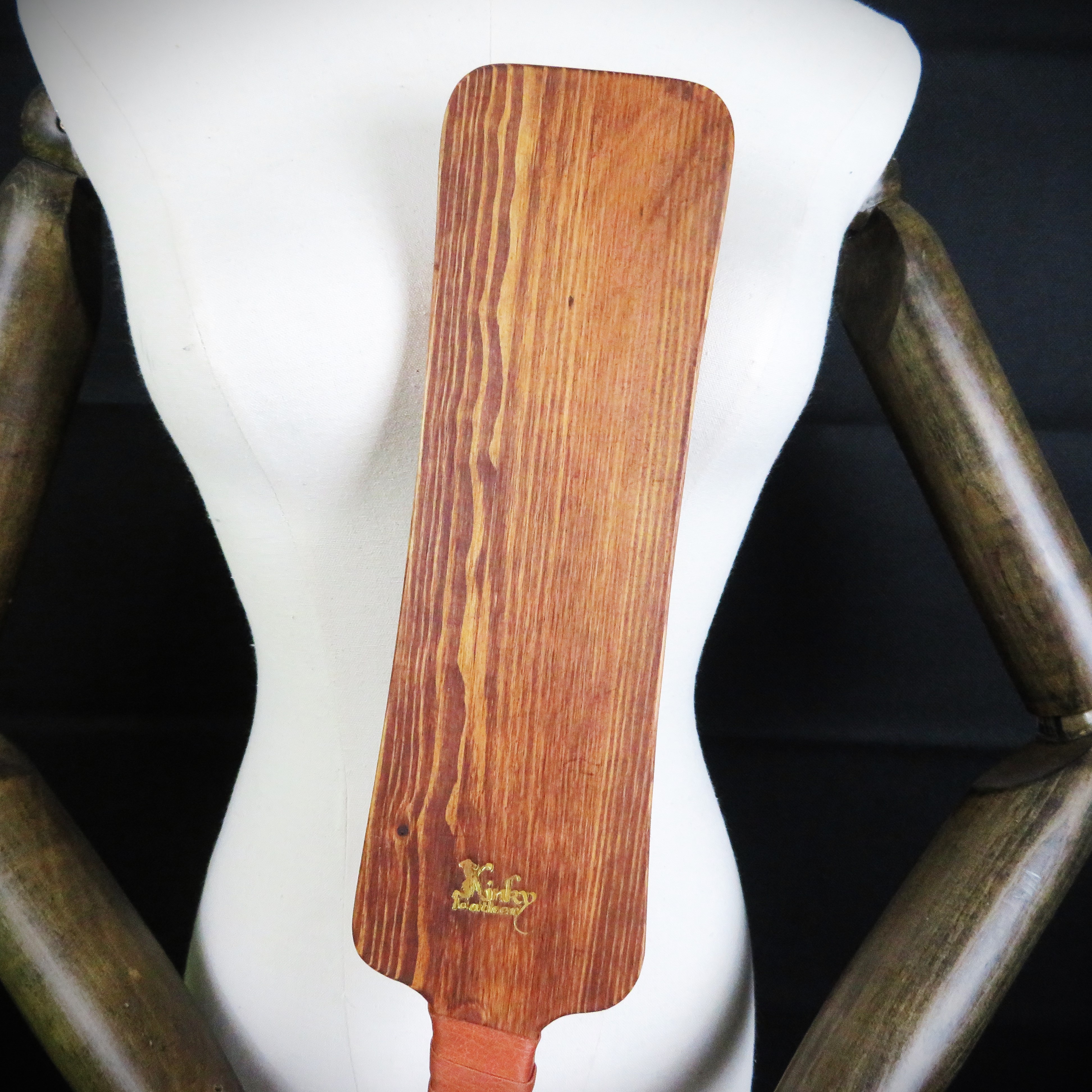 Handcrafted Wood Spanking Paddle – Premium BDSM Impact Play Toy