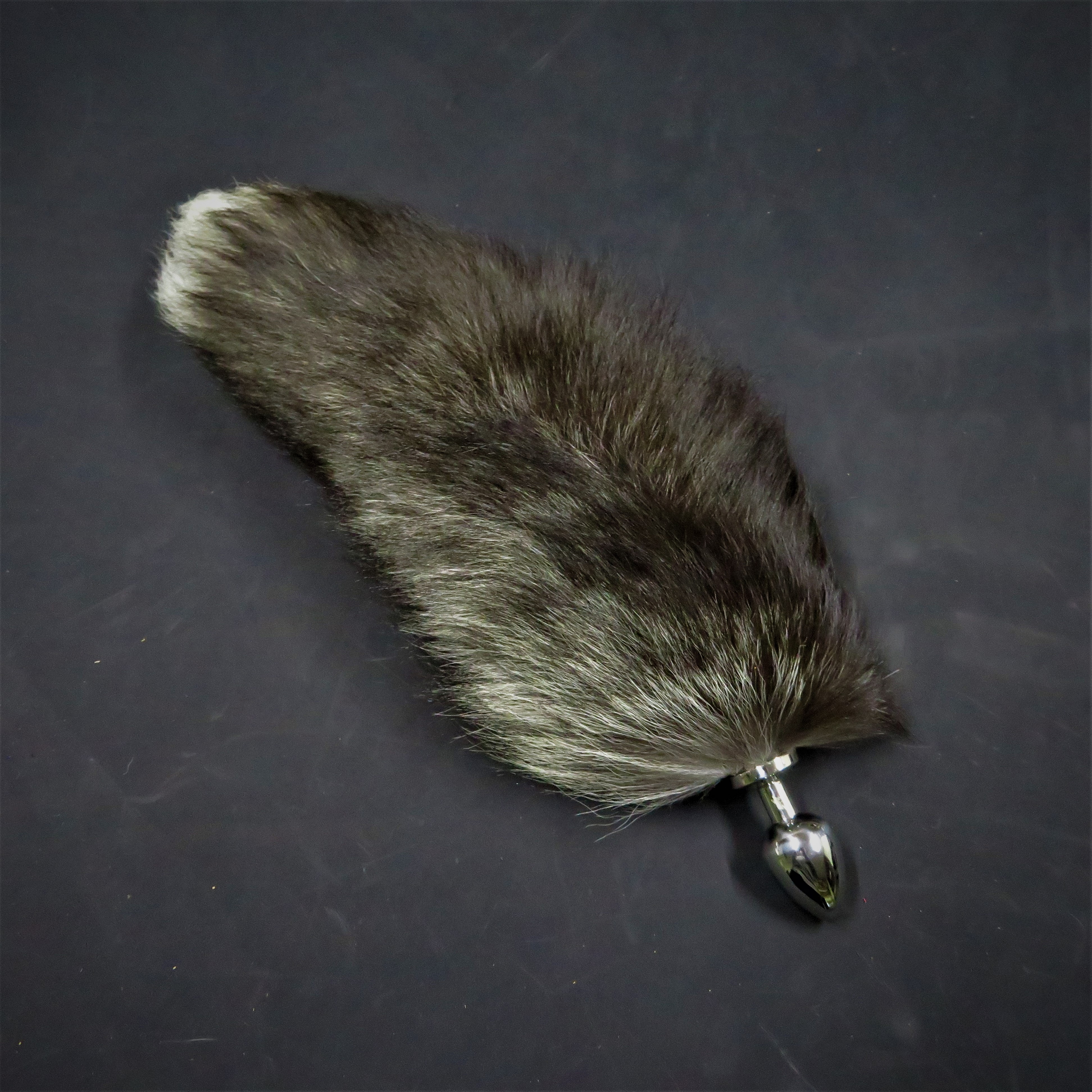Real Fox Tail Butt Plug – Stainless Steel & Genuine Fur