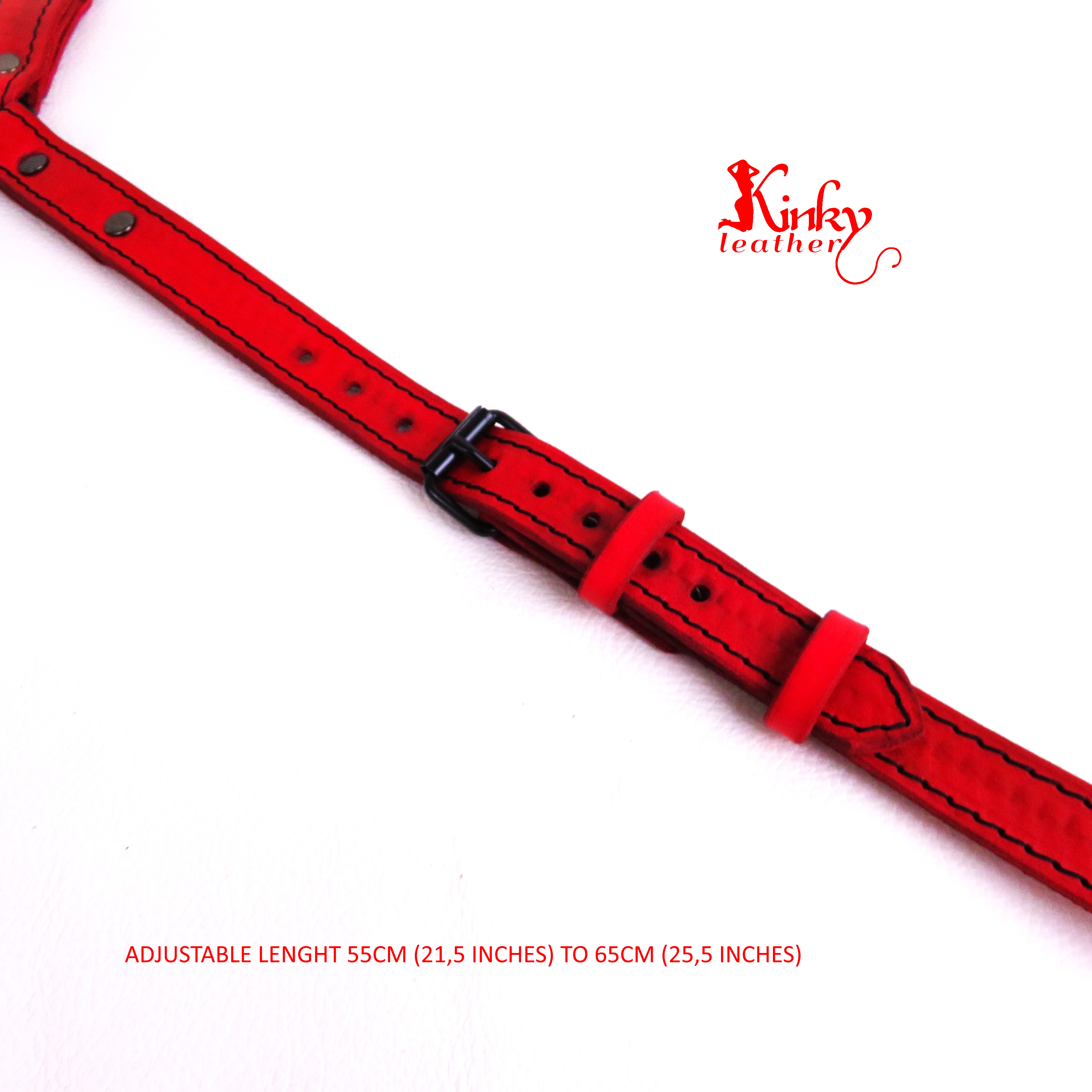 Adjustable Leather Hogtie Connector – Quick & Easy BDSM Restraint