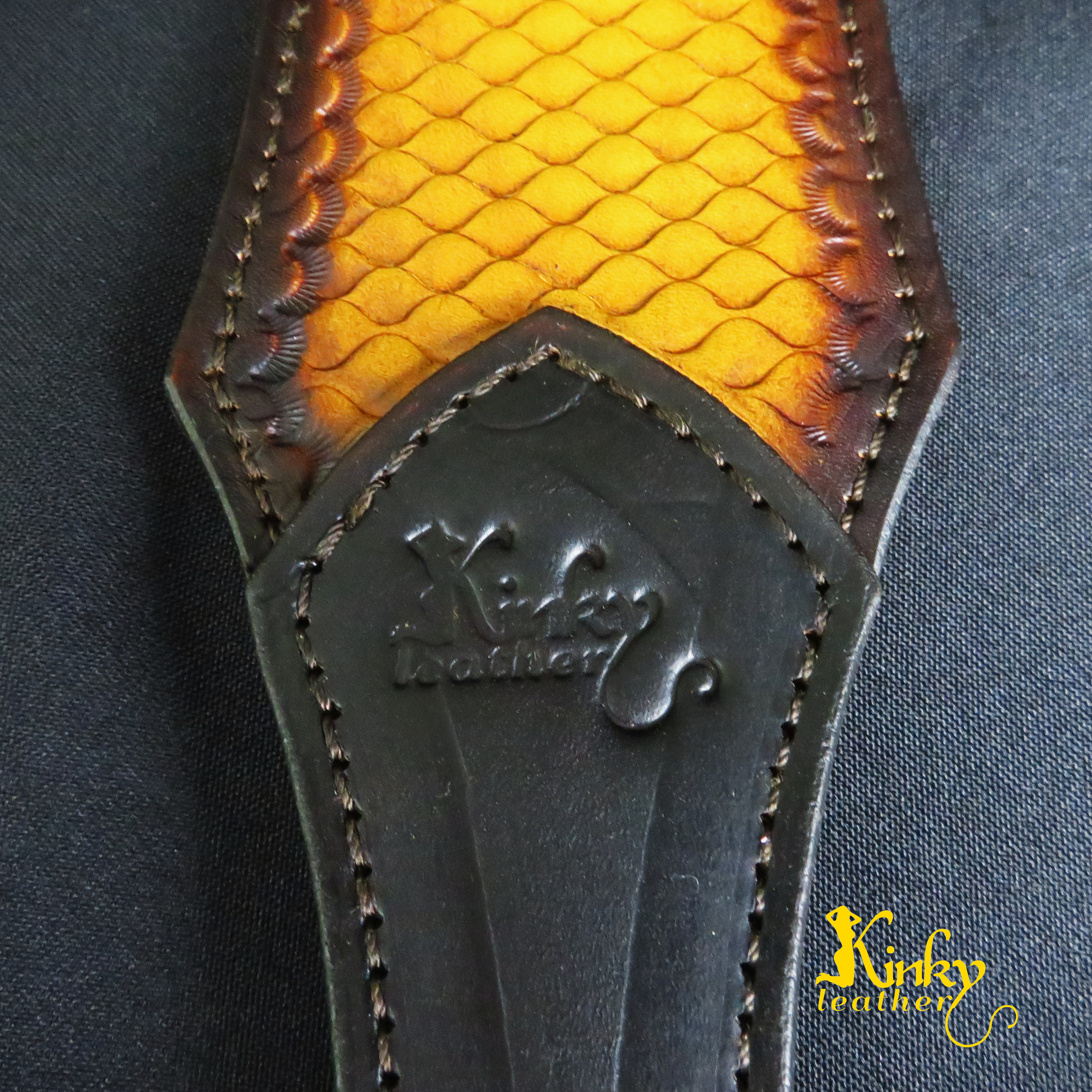 Leather Spanking Paddle – Handmade BDSM Impact Toy