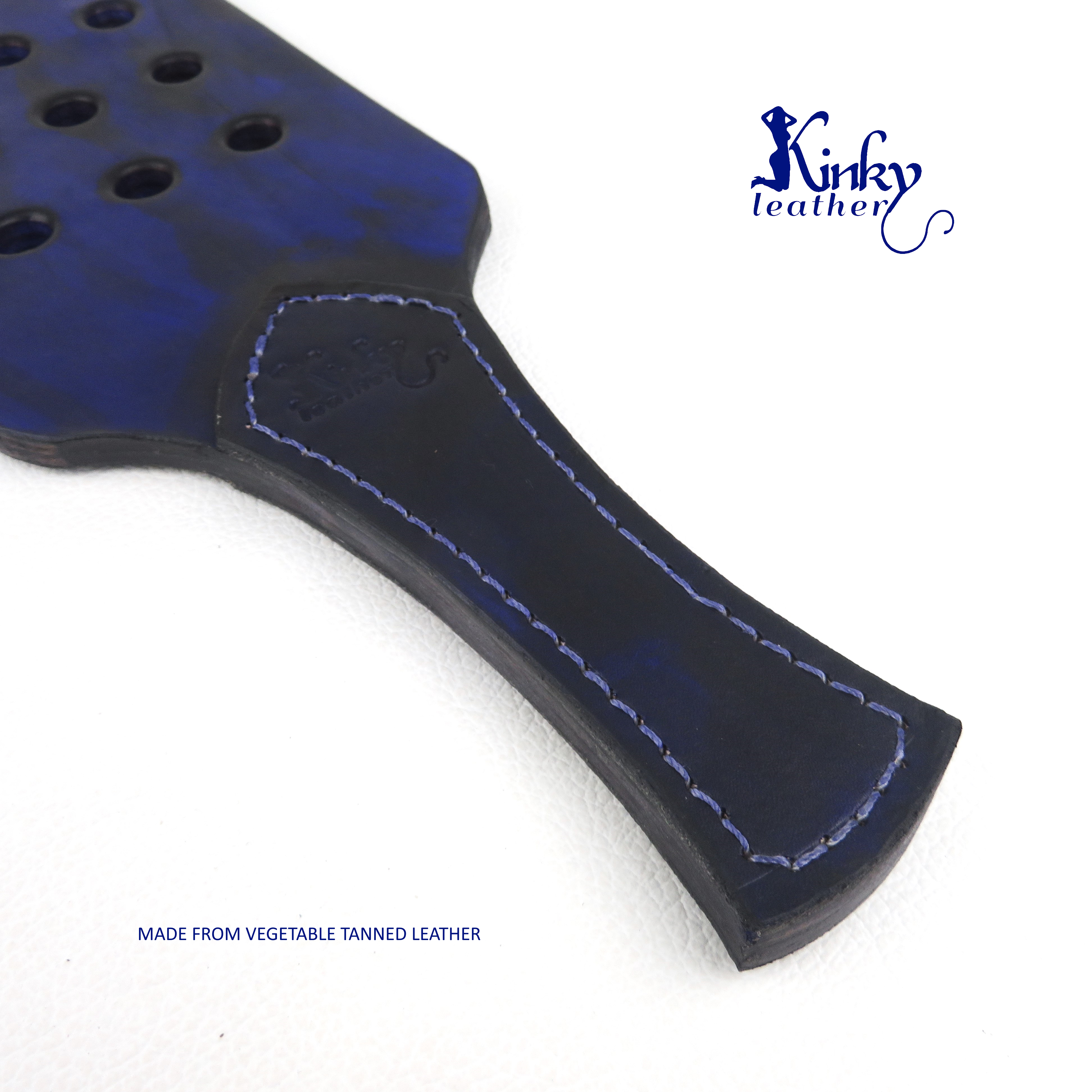 XL Black Leather Spanking Paddle – 18" Heavy Duty BDSM Paddle – Handmade Impact Toy – Bondage Gear – Fetish Discipline Paddle