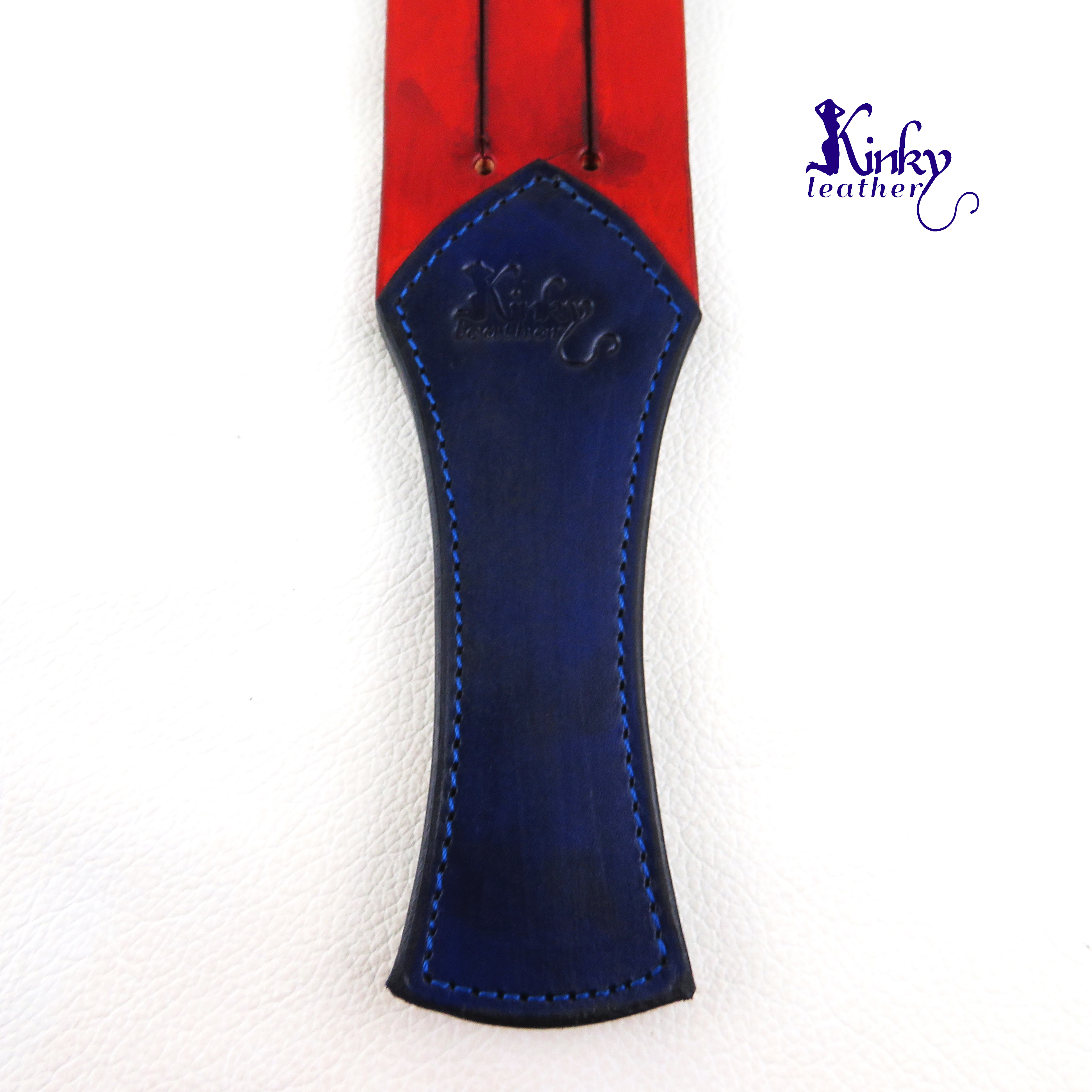 Three Finger Leather Tawse – Custom Color Impact Strap – Handmade BDSM Spanking Toy – Vegetable Tanned Kink Gear