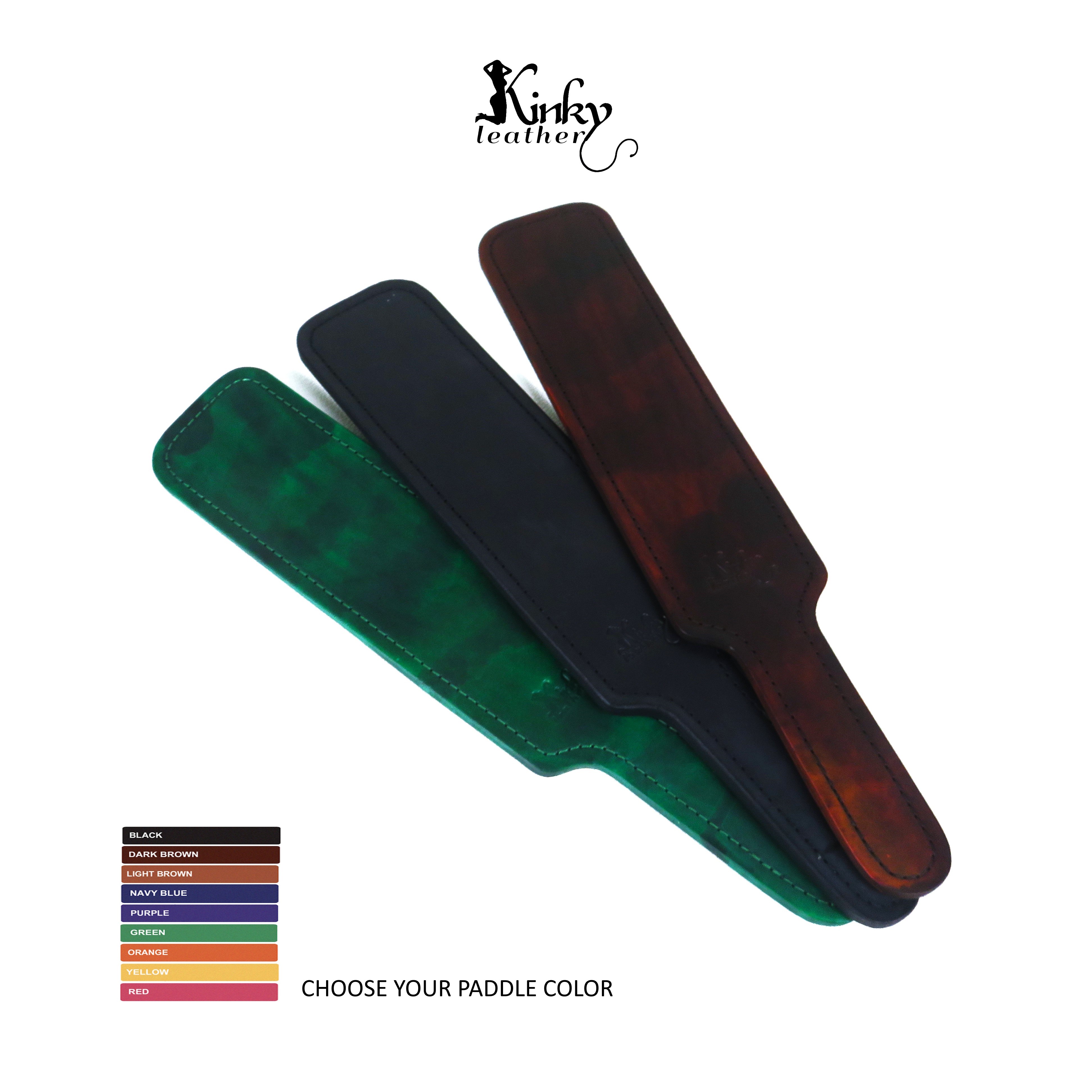 Elegant Handmade Paddle – Leather BDSM Toy for Couples