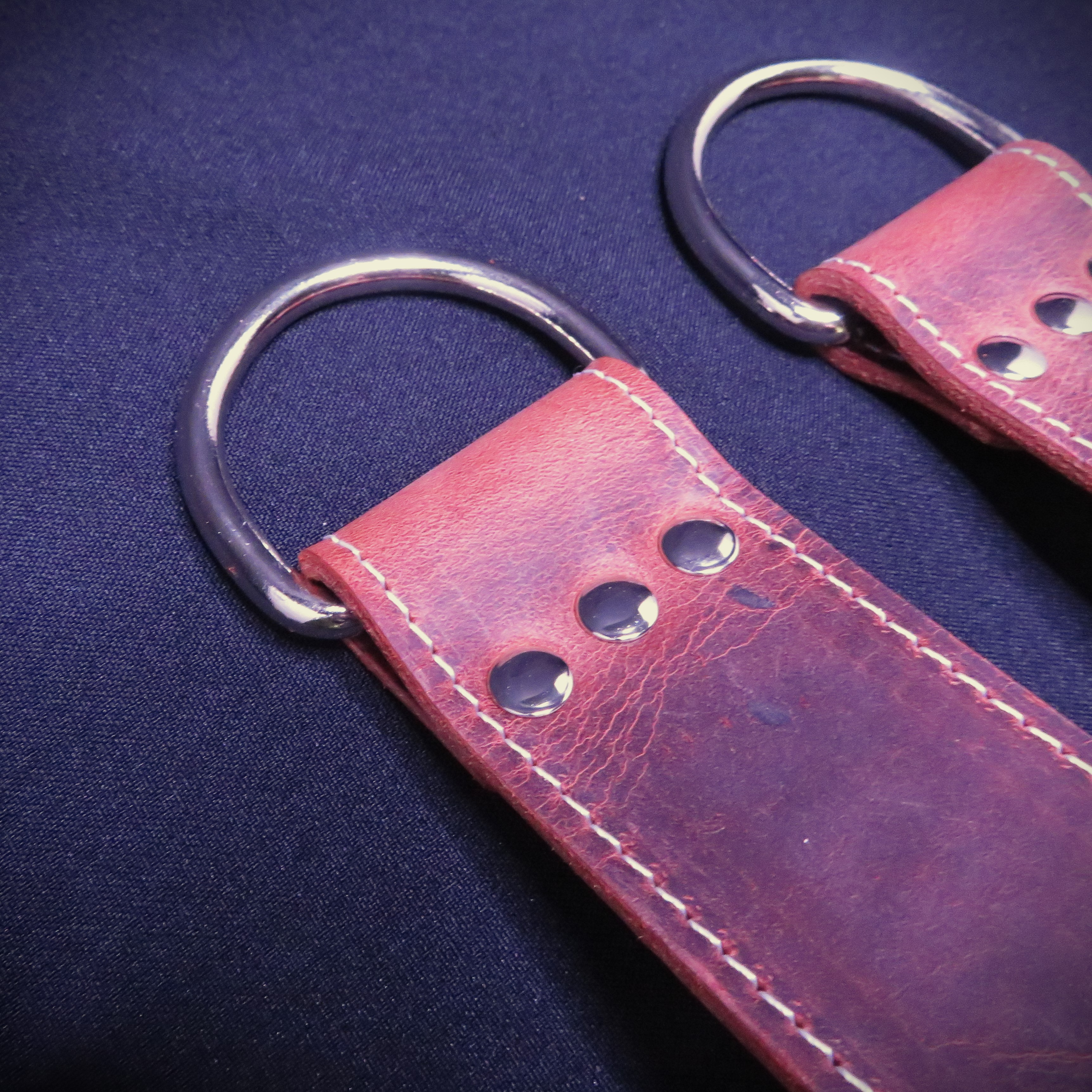 Handcrafted Brown Leather Suspension Cuffs – Premium BDSM Restraints