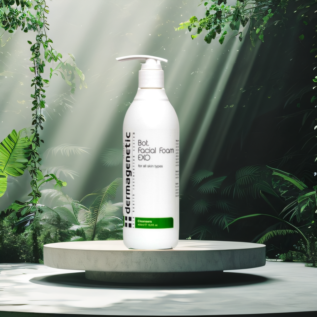 Dermagenetic Botanical Facial Foam EXO, švelniai šveičiantis prausiklis, 400 ml