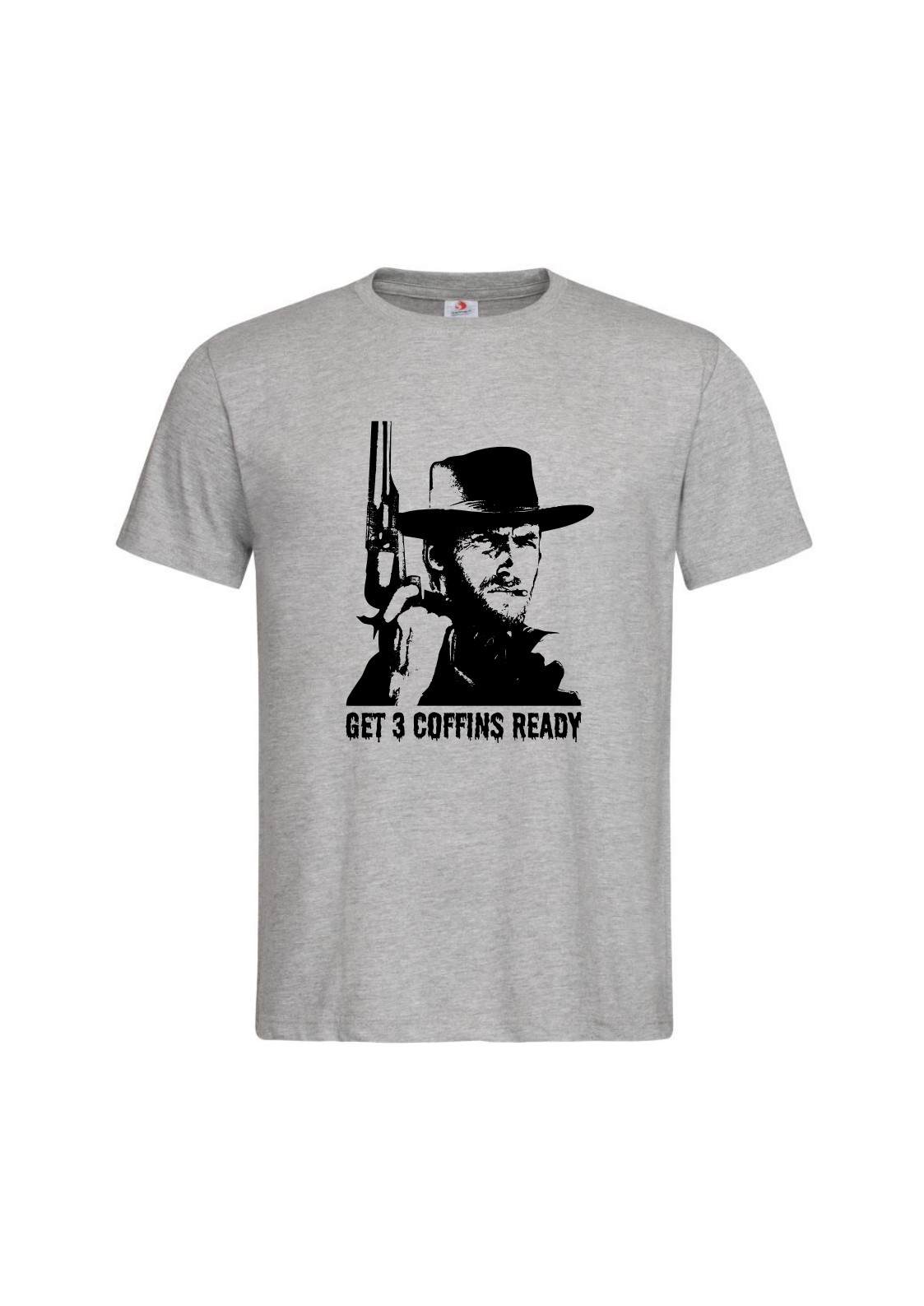 "3 Coffins" Gray Tee