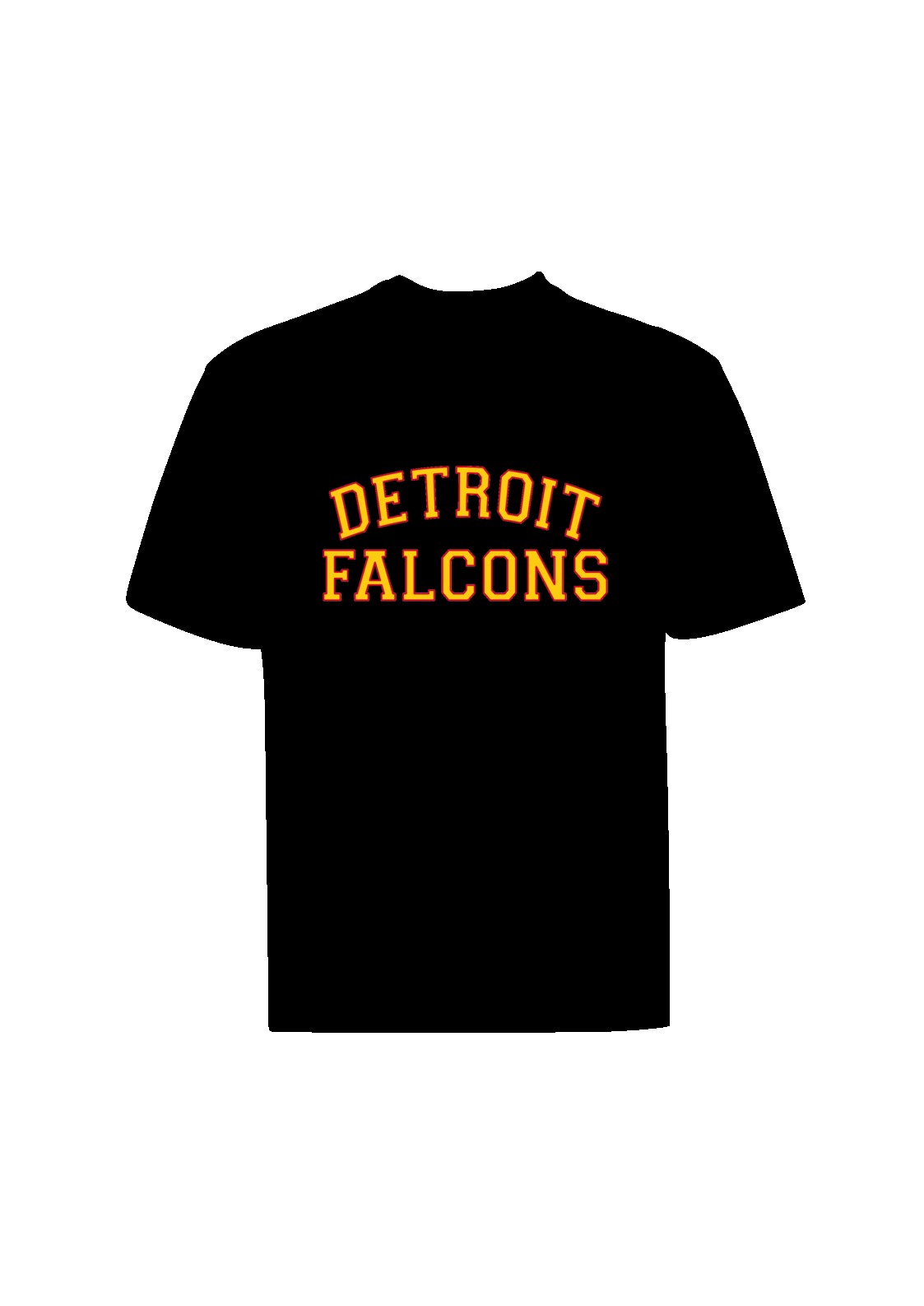 Detroit Falcons Black Tee