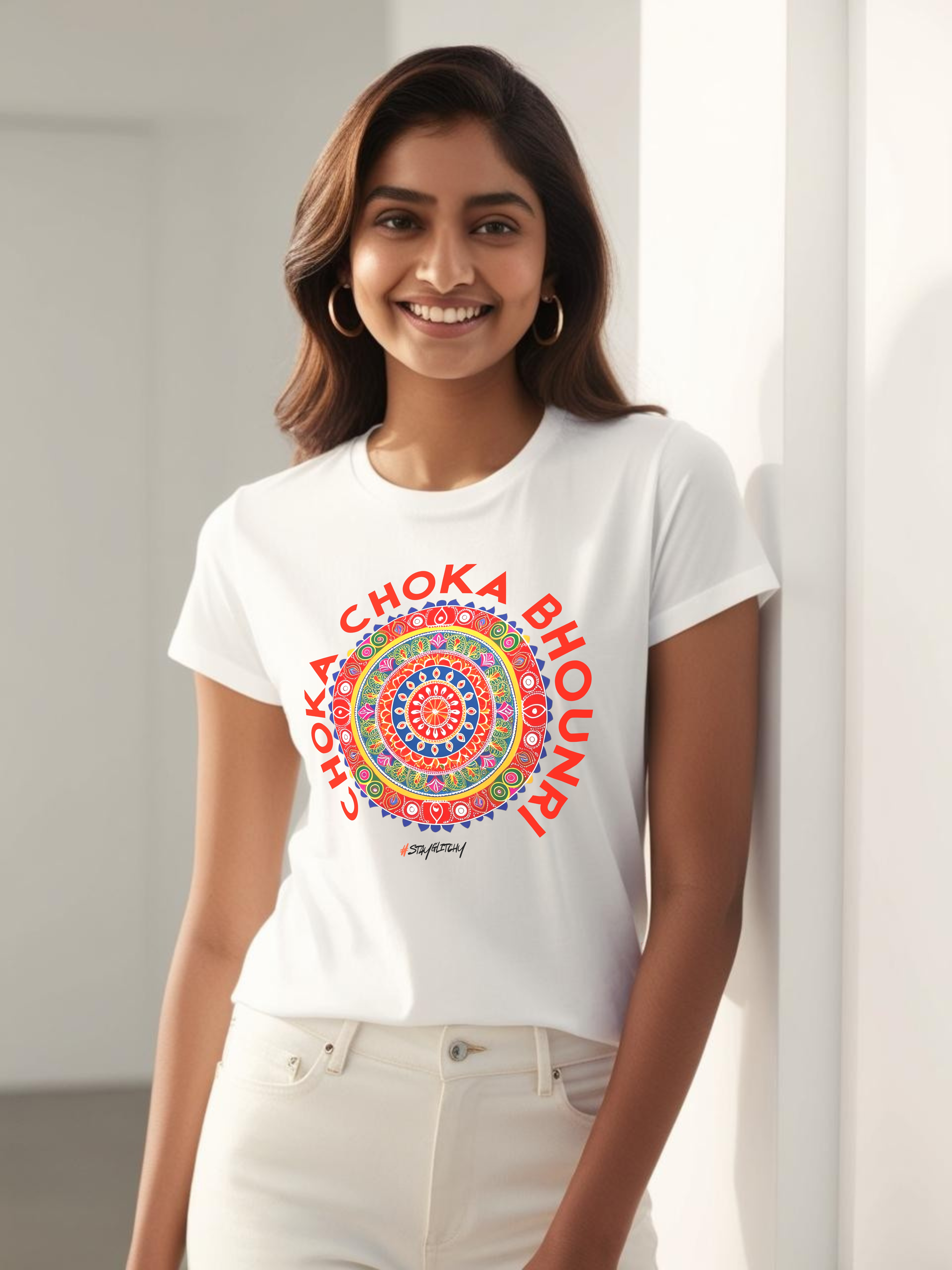 Colorful Mandala T-Shirt for Women