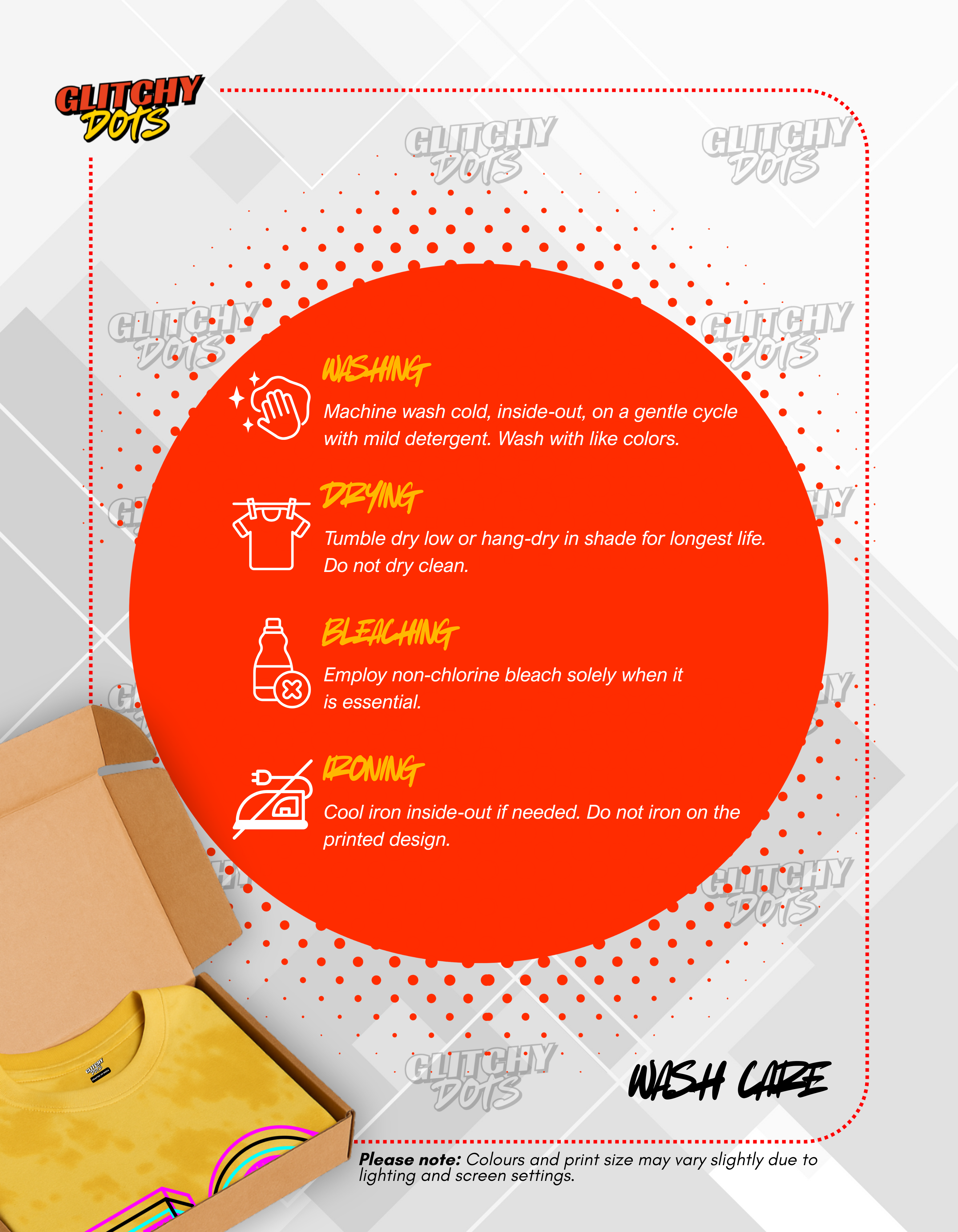 TOKA Yellow Oversized Men Graphic T-shirt