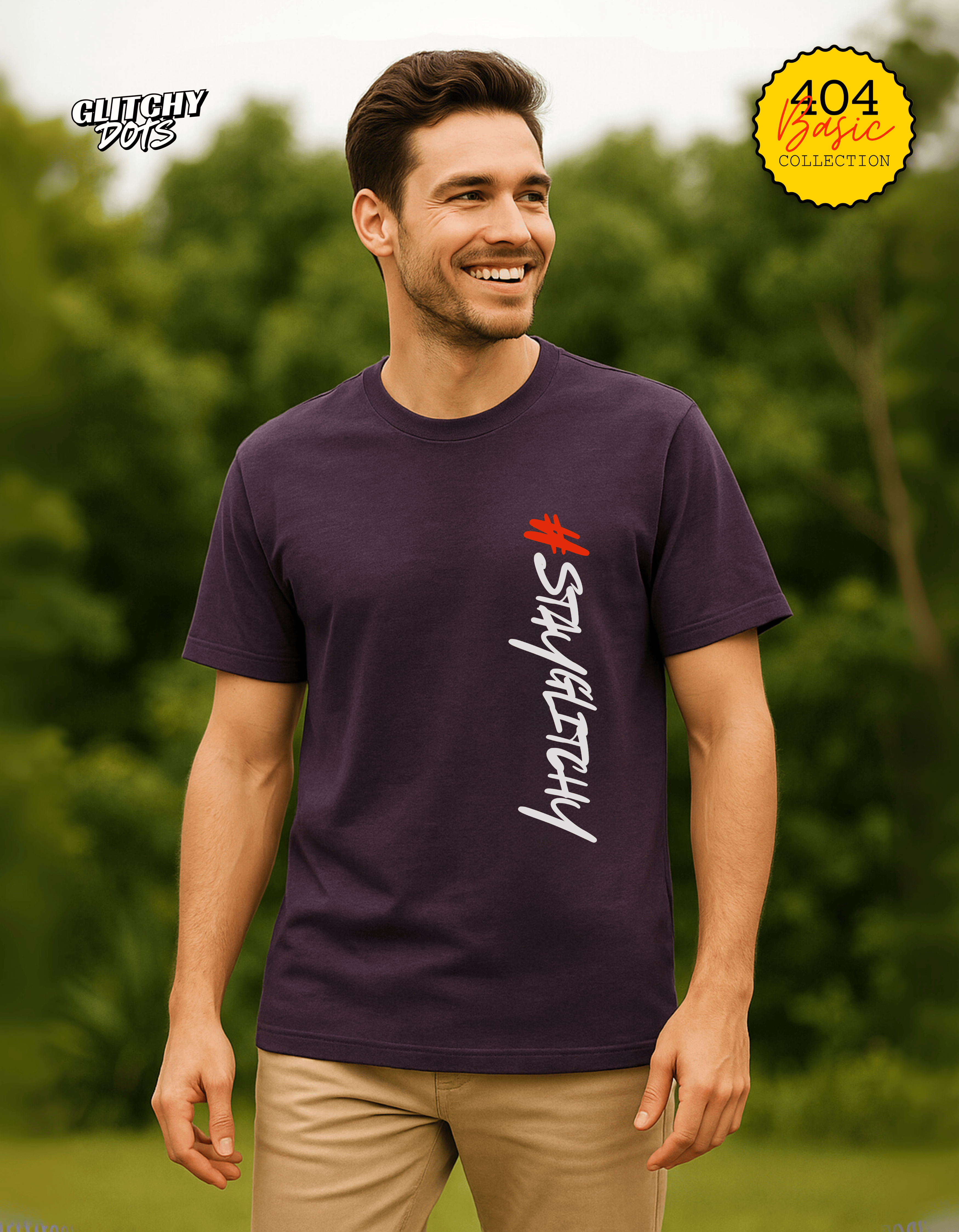 Stay Glitchy Casual Tee